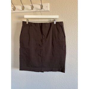 GAP Espresso Brown Y2K Pencil Skirt Womens Office Professional Business Preppy